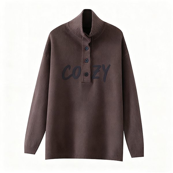 Women's Autumn Winter New Warm Casual Knit Sweater - Long-Sleeve