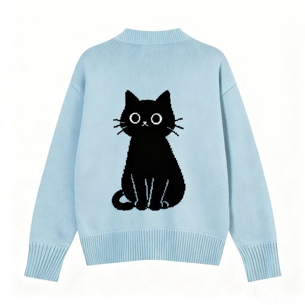 Winter New Loose-Fit Crew Neck Knit Top - Casual, Versatile & Long Sleeve