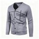 Men's Trendy V-Neck Slim-Fit Breathable Knit Cardigan - Autumn Casual Fashion Jacket